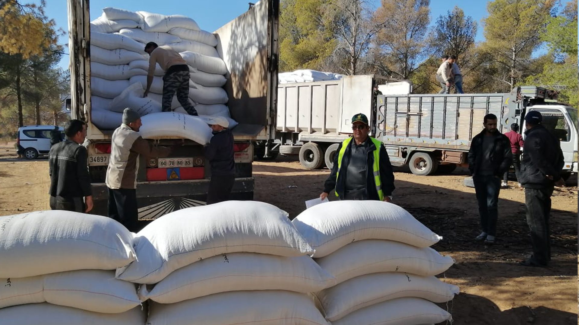 Galerie photo — Soutien des éleveurs, reconstruction et réhabilitation des infrastructures agricoles dans les zones touchées par le séisme
